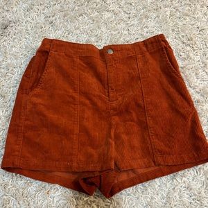 NWT Corduroy Shorts- Wild Fable M Rust